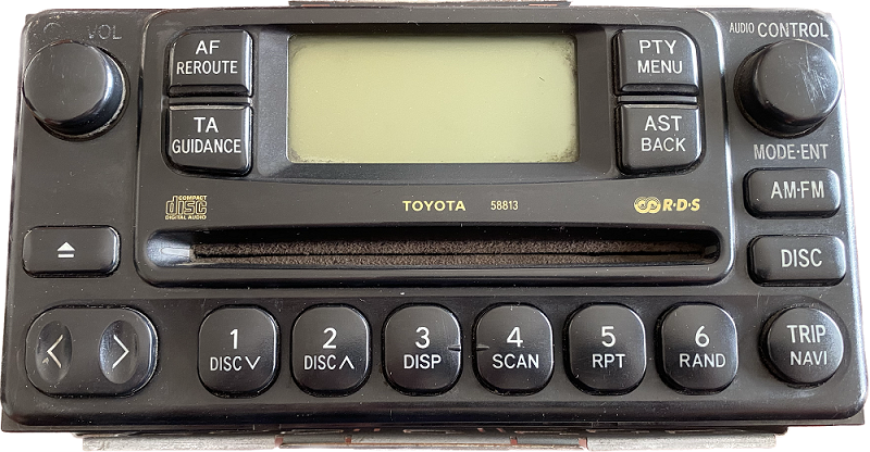 AVENSIS VERSO RADIO CD NO PLUG INCL