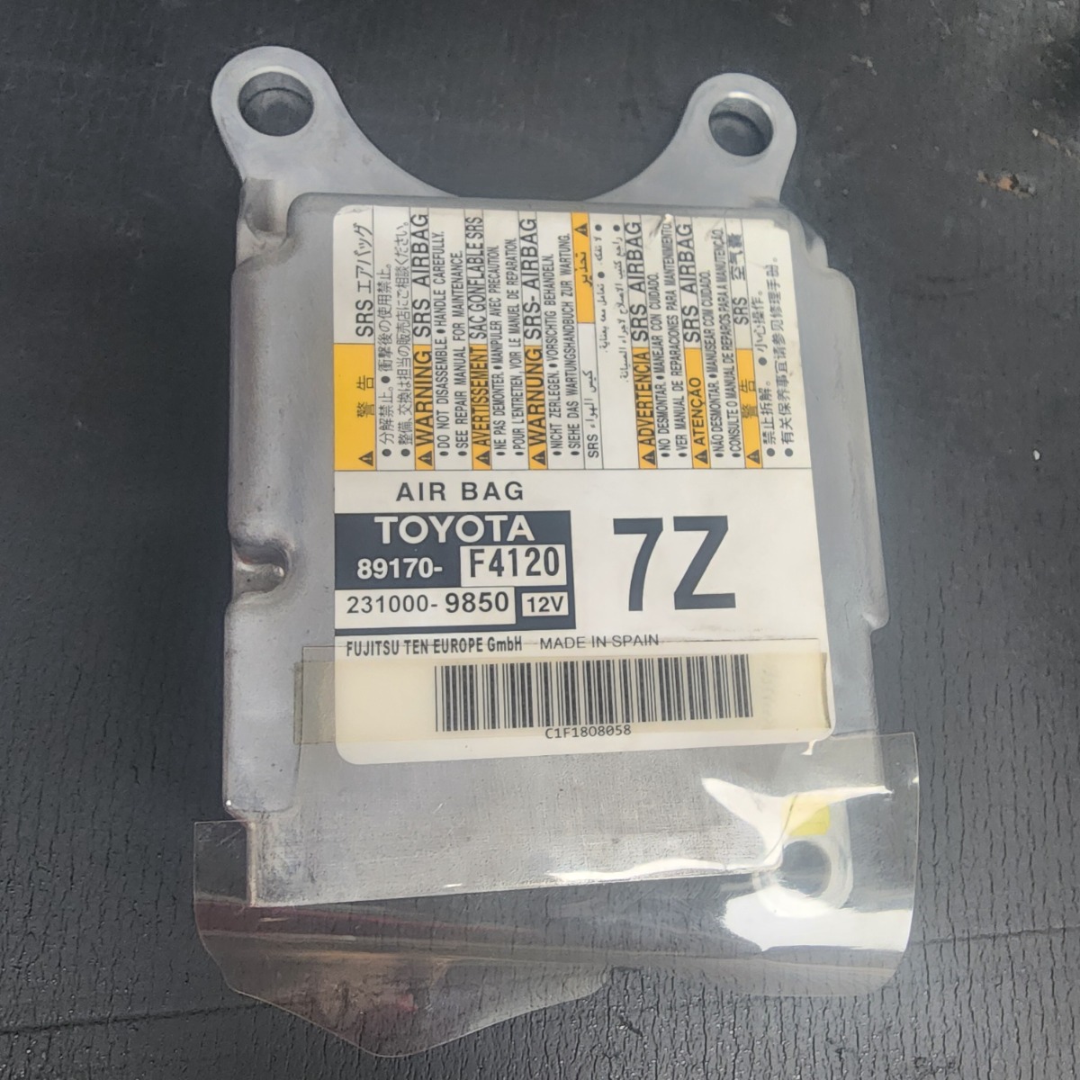 C-HR Airbag Control Unit