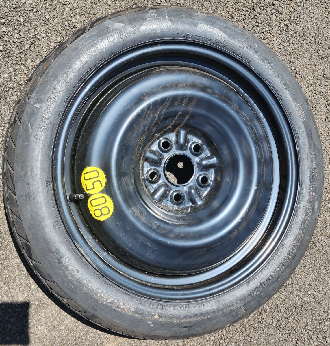 CH-R T145/70D18 107M SPACE SAVER SPARE WHEEL