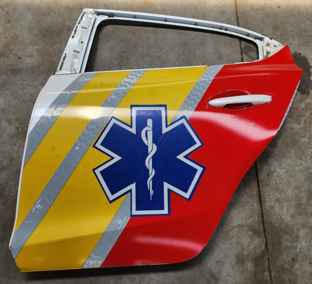 3 LEFT REAR DOOR SHELL