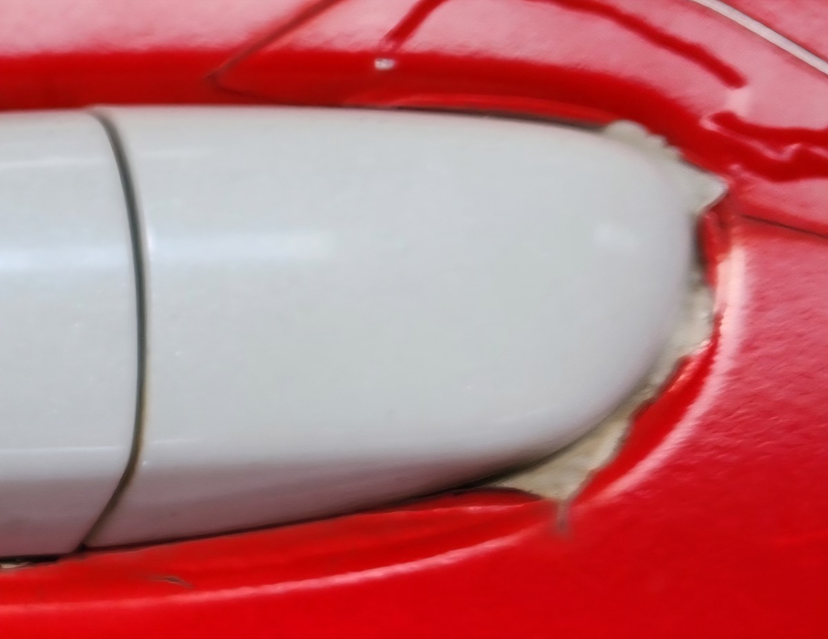 3 LEFT REAR DOOR HANDLE TRIM