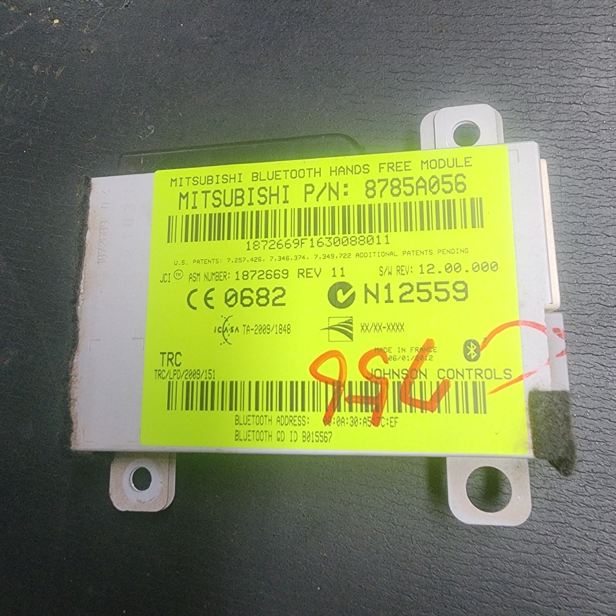 ASX BLUETOOTH HANDS FREE MODULE