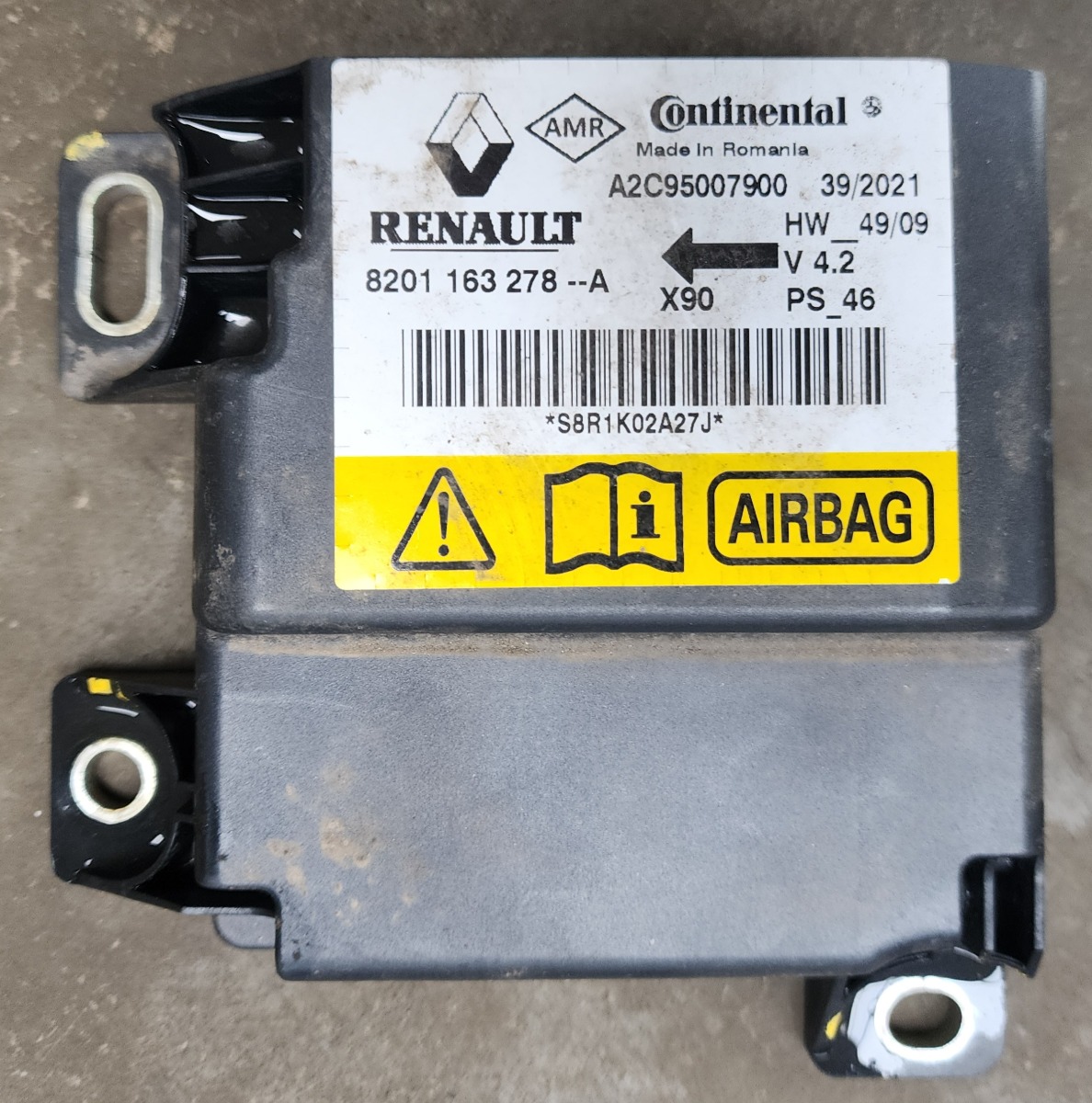 NP200 AIRBAG MODULE