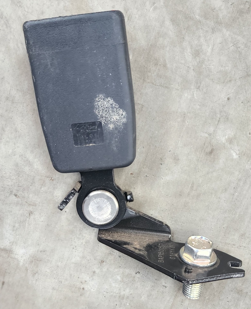 3 REAR SEAT BELT STALK
