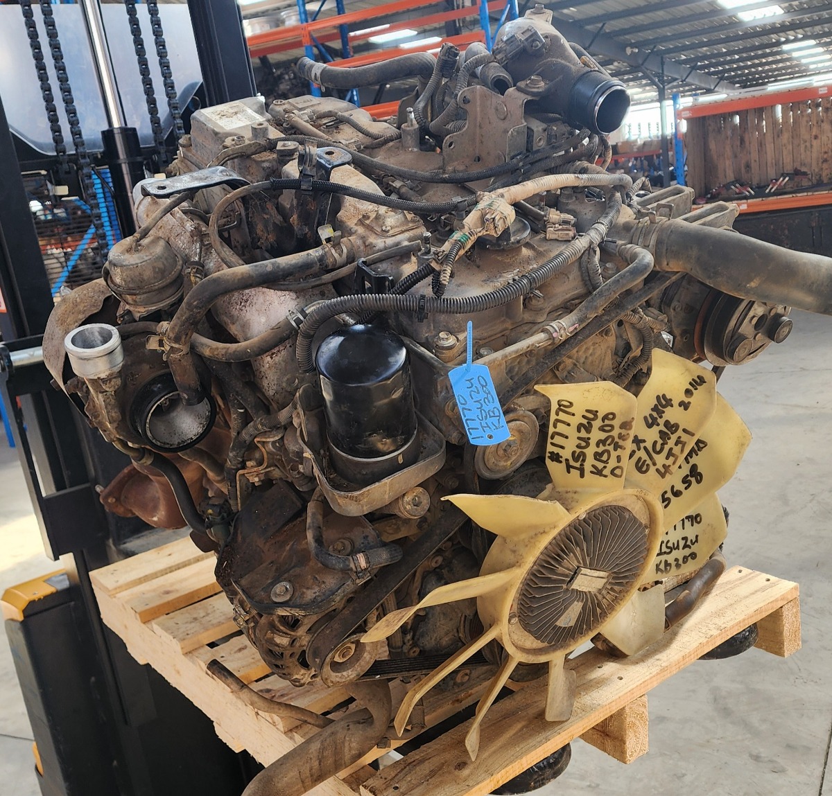 D-TEQ 4JJ1 3.0TD ENGINE 4X4