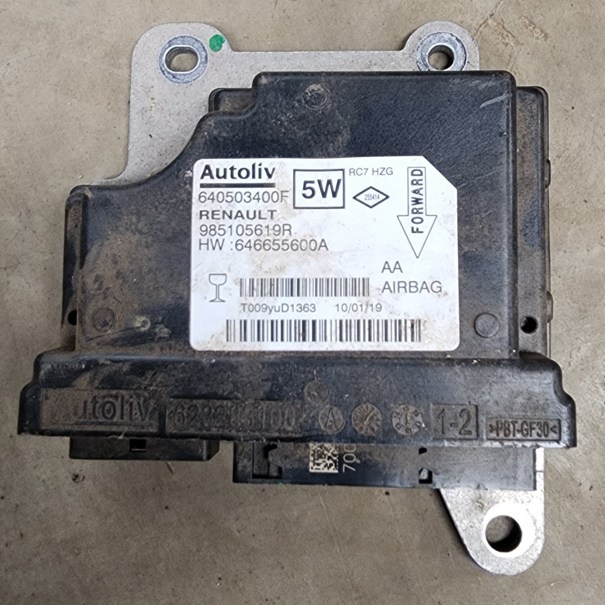 KOLEOS 2 AIRBAG MODULE