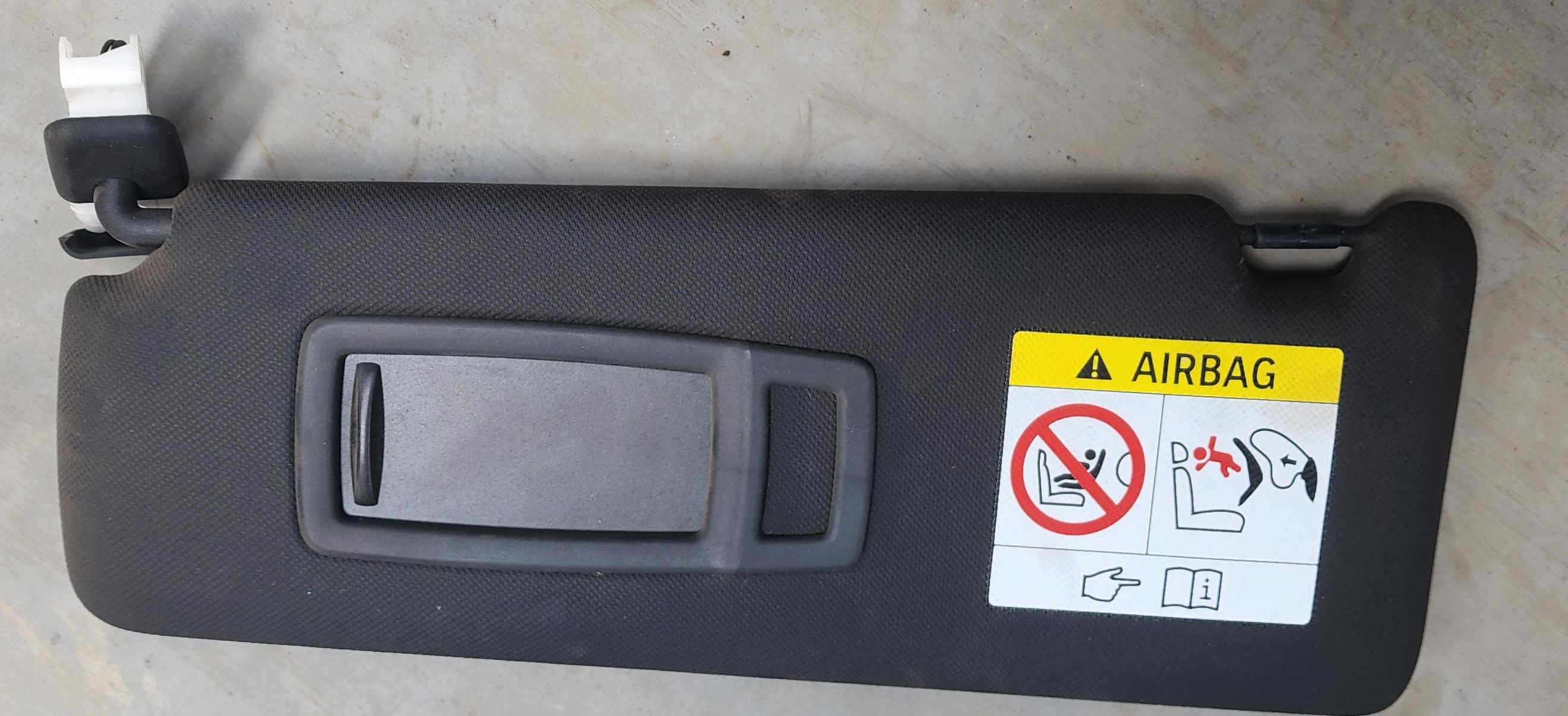 F36 LEFT SUN VISOR