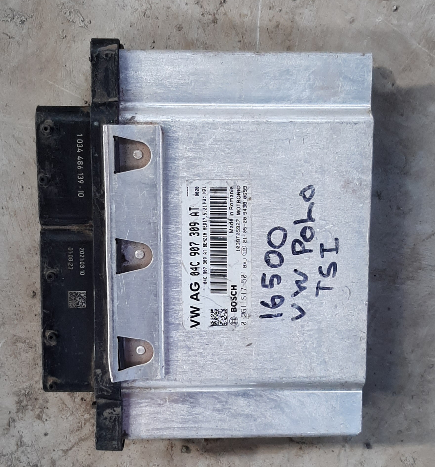 POLO 1.0 TSI ENGINE CONTROLE UNIT