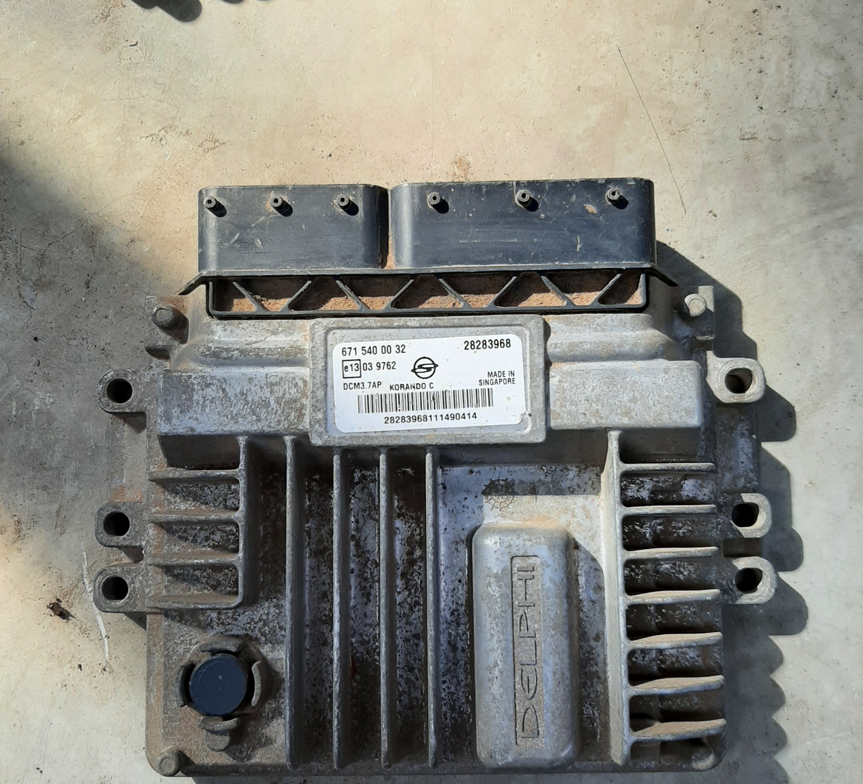 KORANDO 2.2 CRD A/T ENGINE CONTROL UNIT