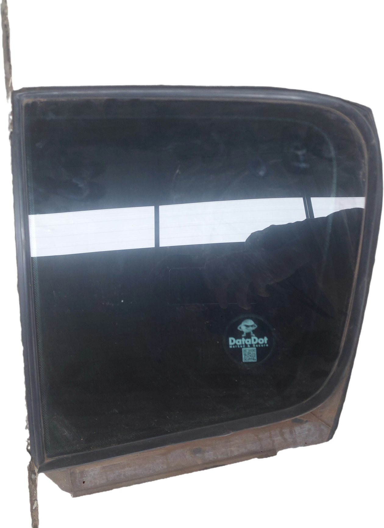 SPORTAGE LEFT REAR DOOR QUARTER WINDOW