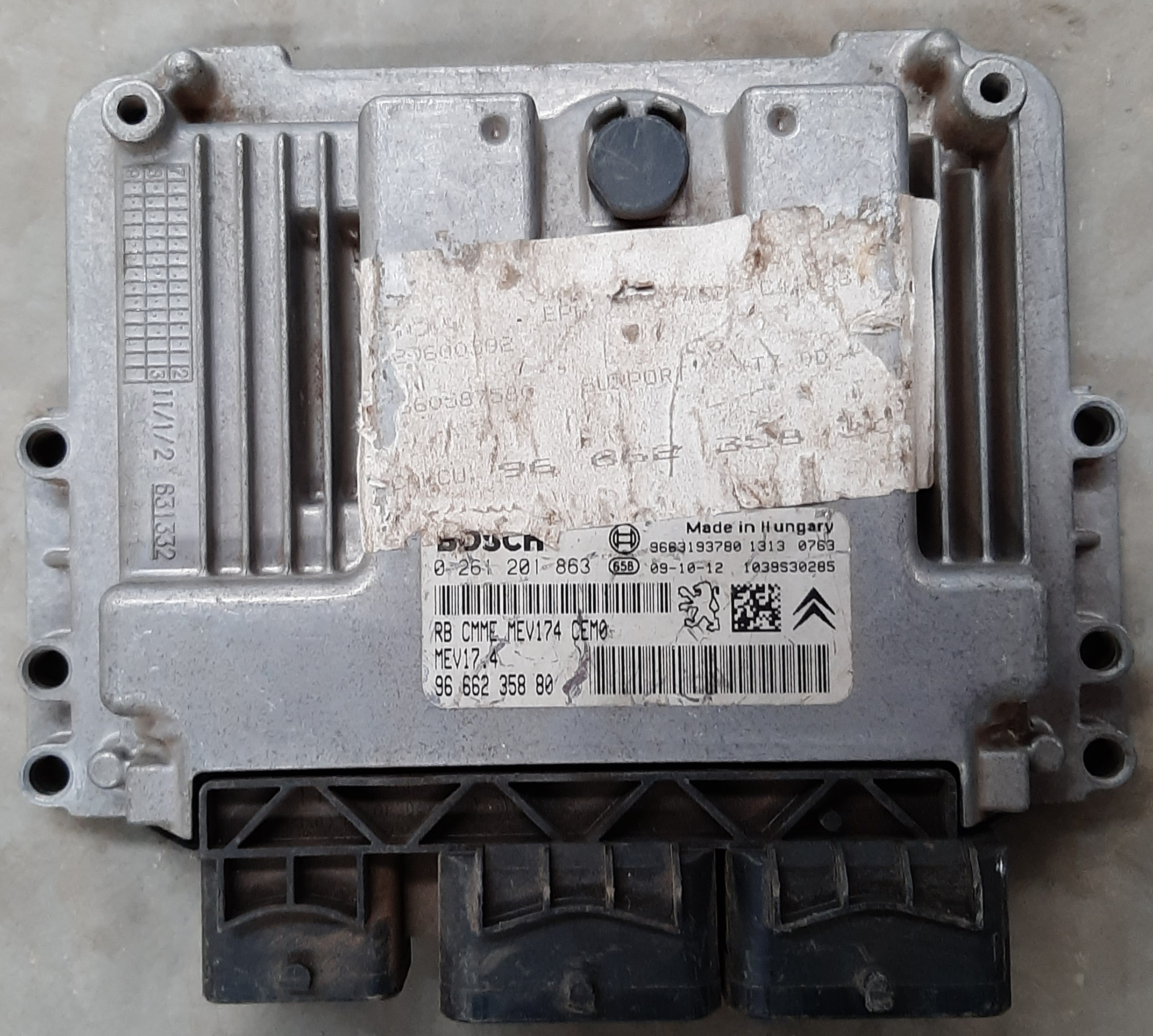 207 1.4 ENGINE CONTROL UNIT