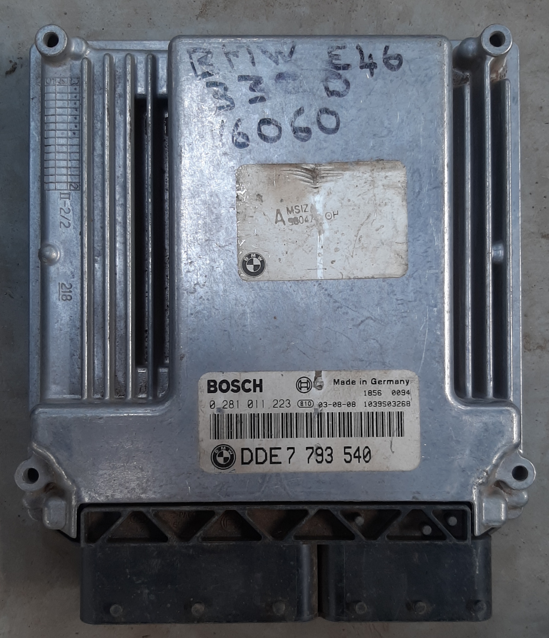 E46 330D M57N ENGINE CONTROL UNIT