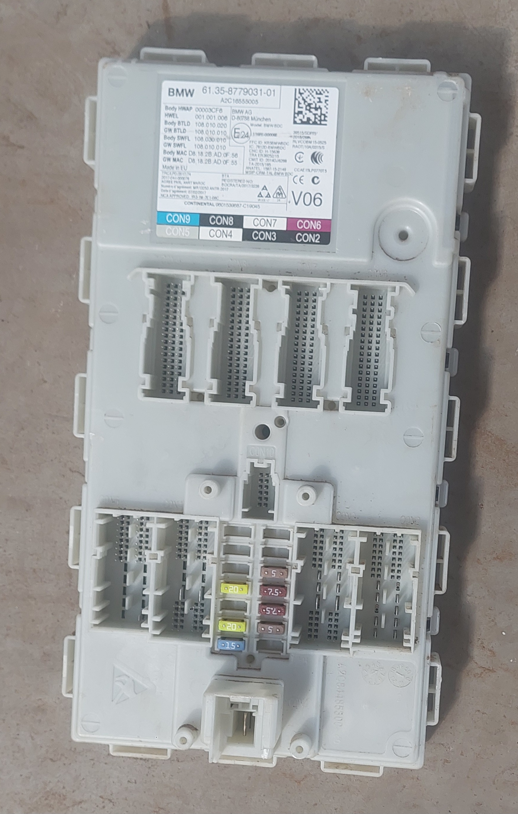 X3 G01 BODY CONTROLE MODULE