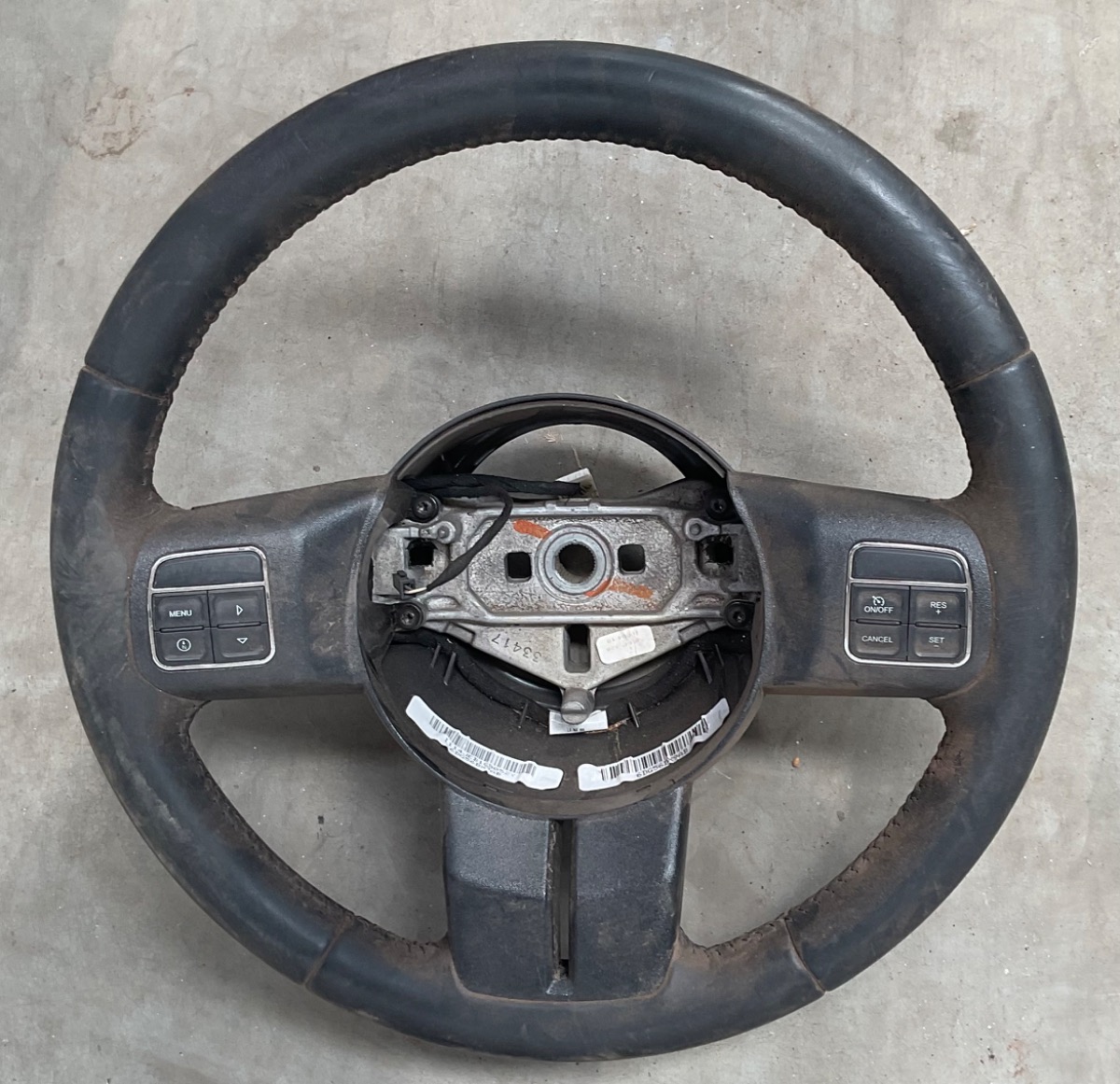JEEP WRANGLER UNLIMITED RUBICON STEERING WHEEL