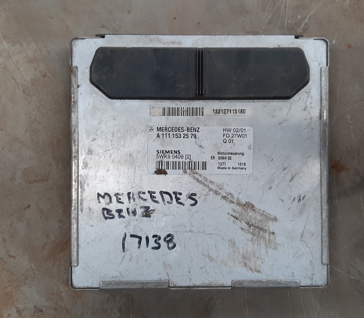 W203 C180 ENGINE CONTROL UNIT