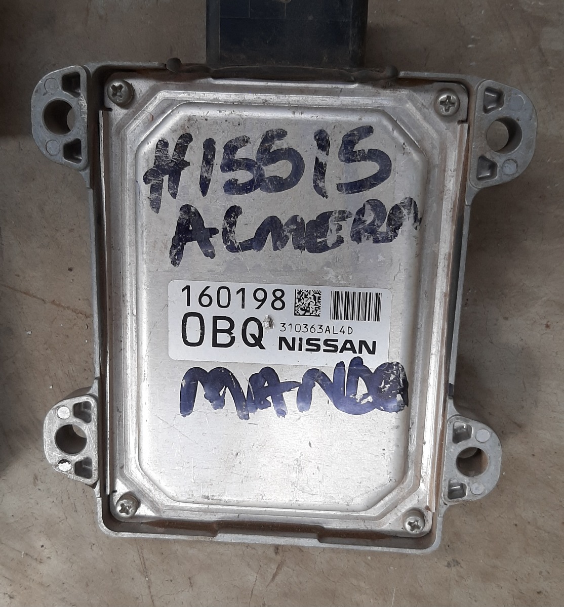 ALMERA 1.5 AUTO ENGINE CONTROL UNIT