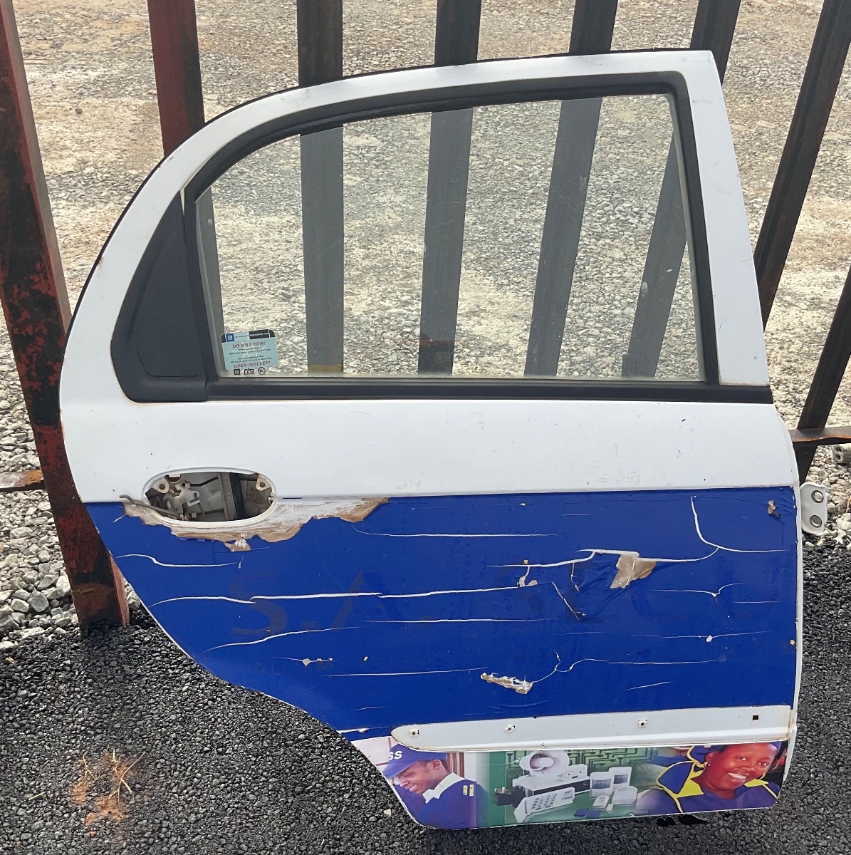 SPARK MK 2 RIGHT REAR DOOR SHELL
