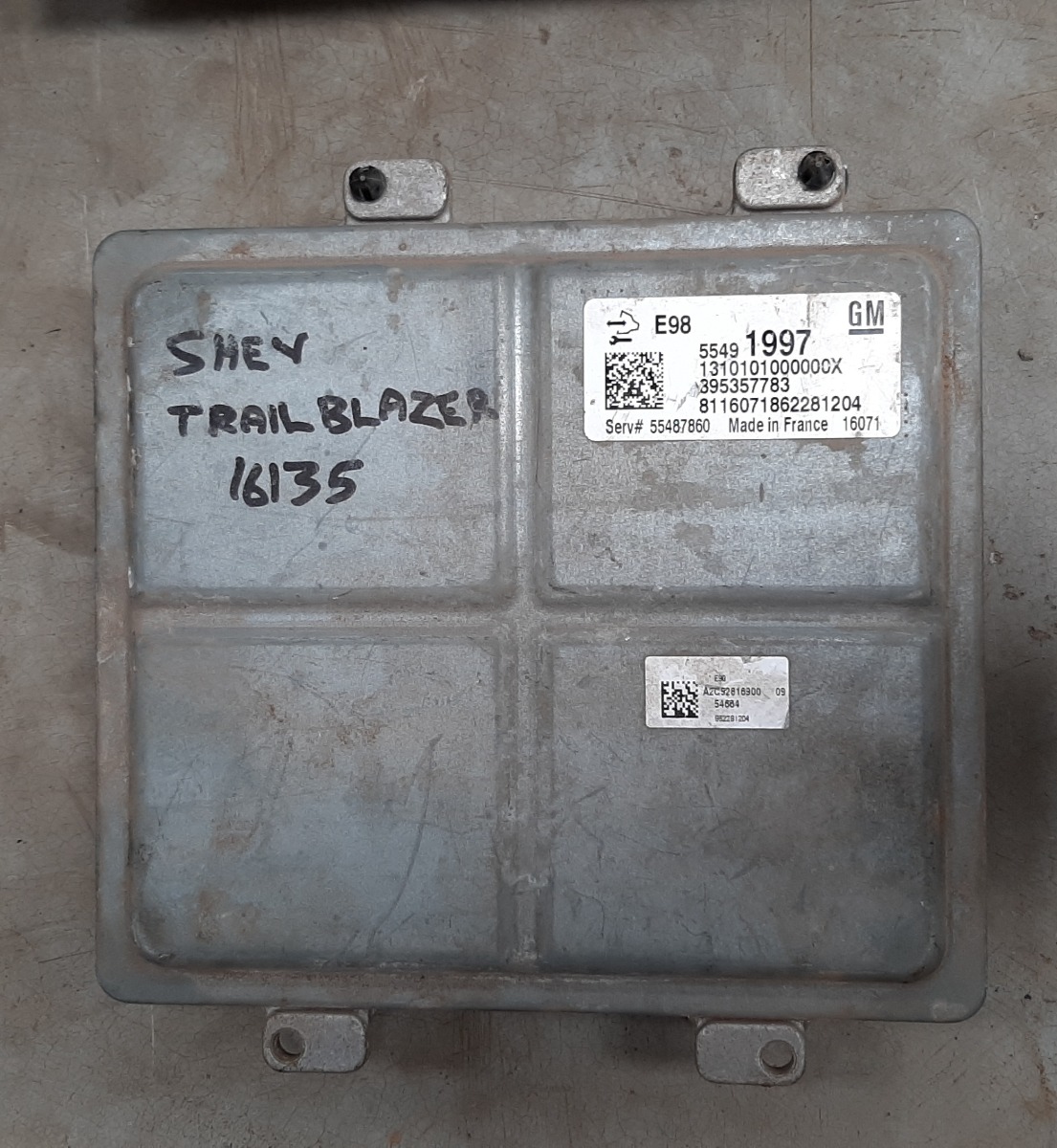 TRAILBLAZER 2.8 LTZ ENGINE CONTROL UNIT