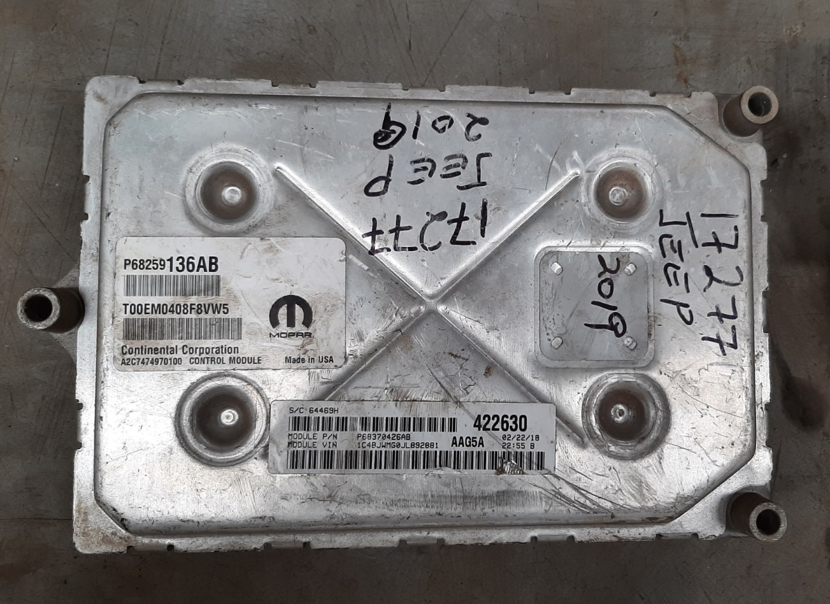 WRANGLER RUBICON 3.6 V6 AUTO ENGINE CONTROL UNIT