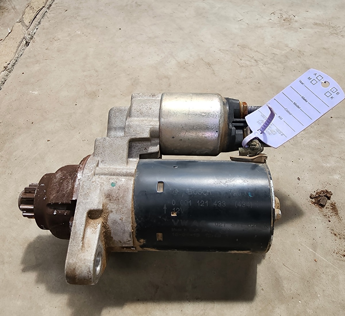 POLO VIVO 1.6 GP STARTER MOTOR