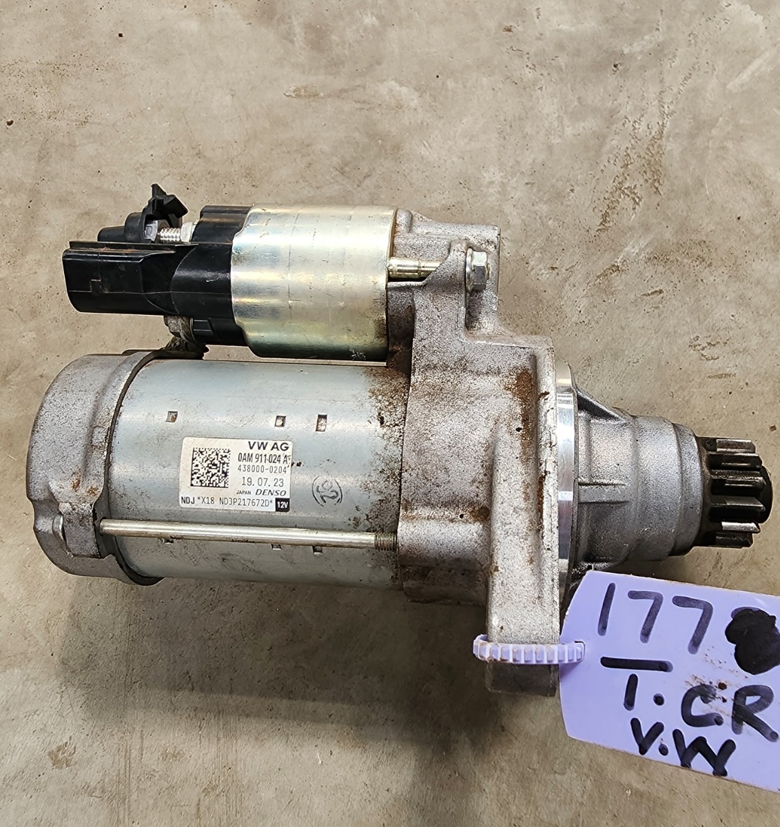 TCROSS 1.0 TSI STARTER MOTOR