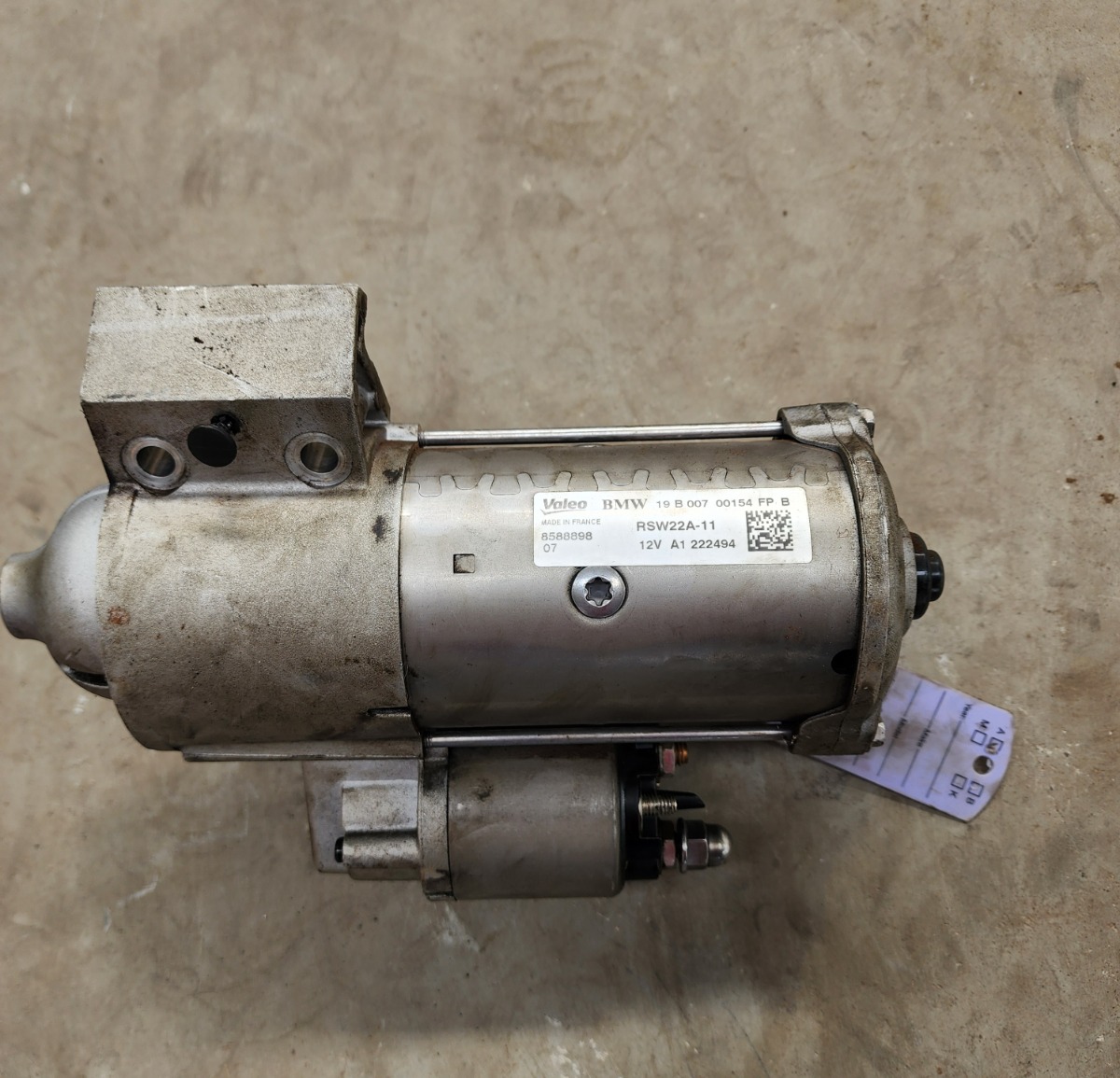 X3 GO1 18D STARTER MOTOR