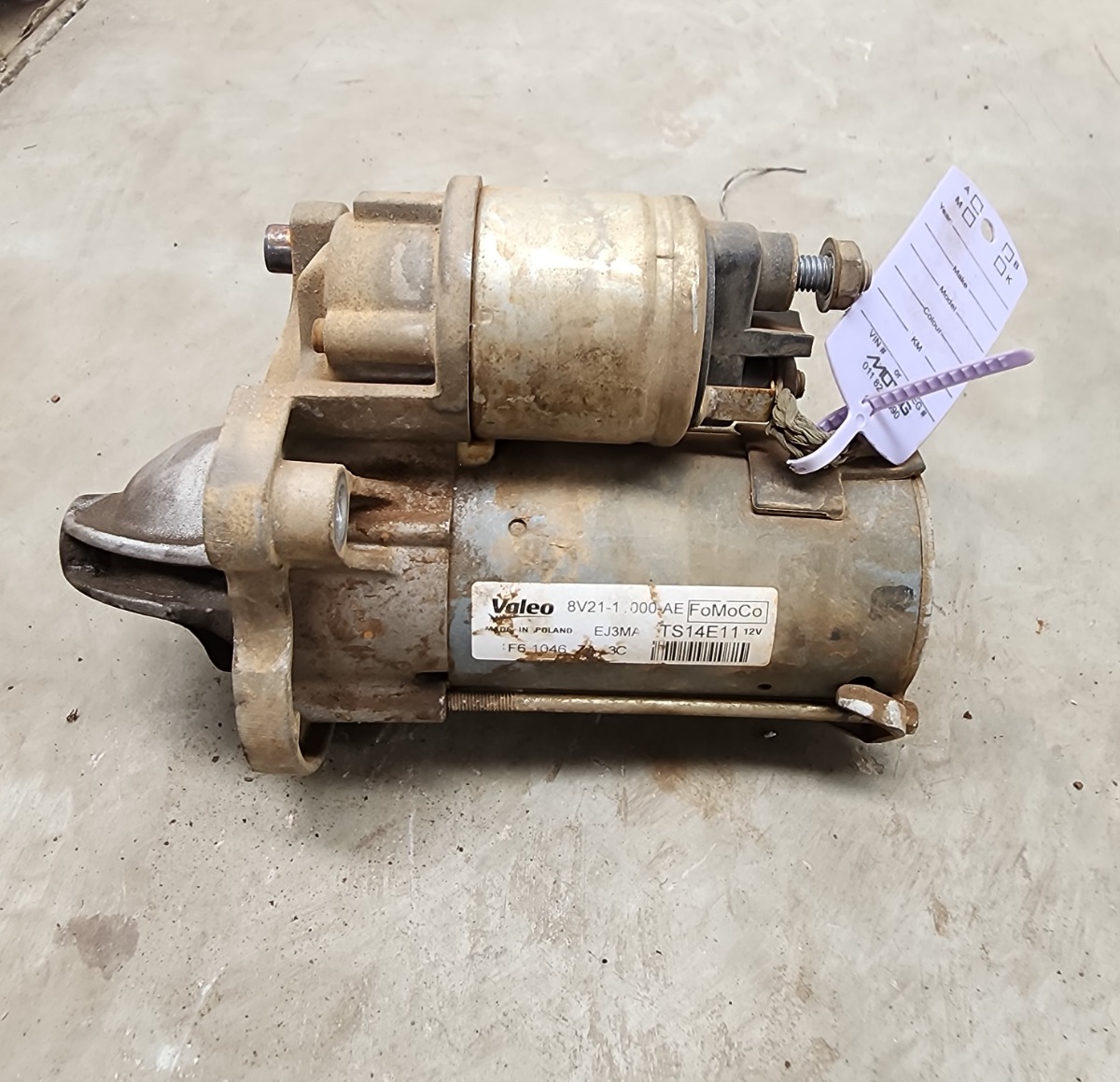 FIESTA 1.5 TDCI STARTER MOTOR