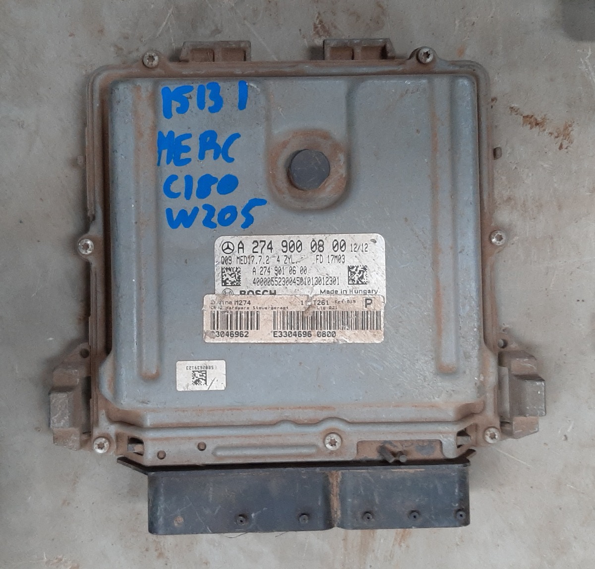 W205 C180 ENGINE CONTROL UNIT
