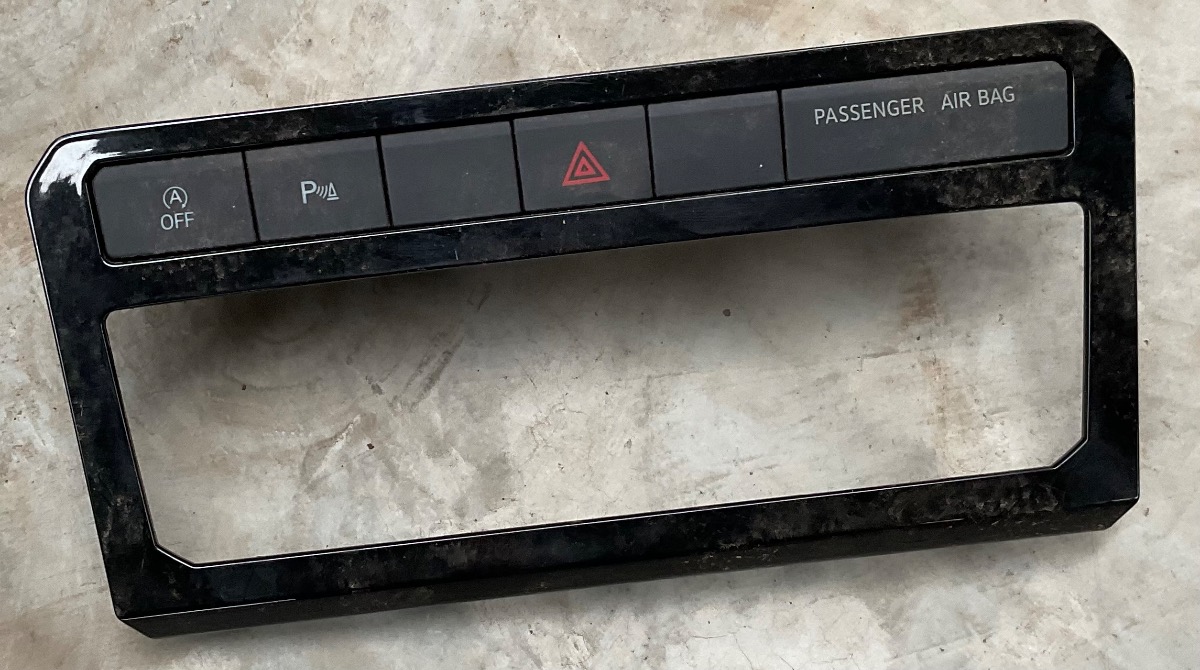 T CROSS CONTROL PANNEL WITH TRIM