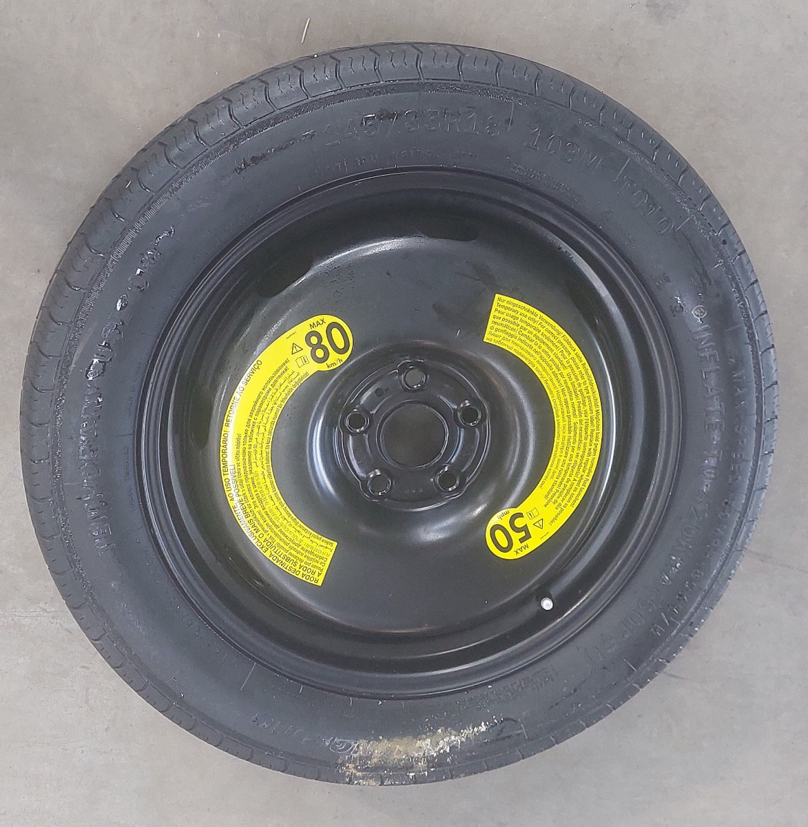 TIGUAN ALLSPACE SPAREWHEEL 18"