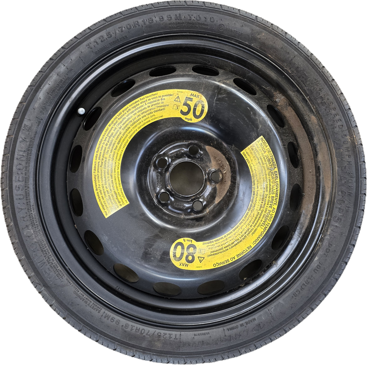 T-CROSS COMPACT SPARE WHEEL