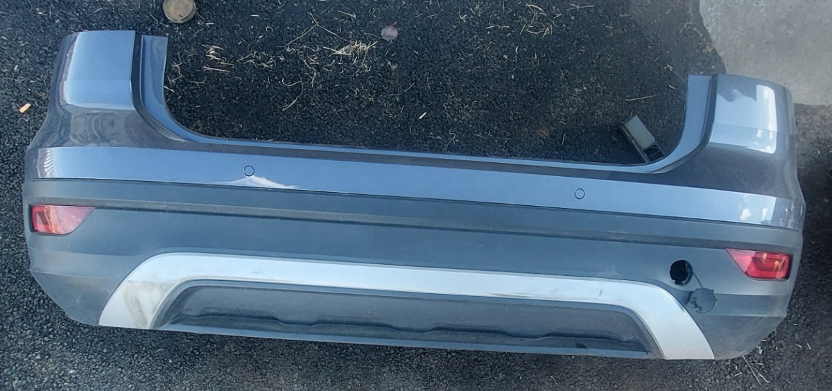 T-Cross Bumper Cover Rear Complete NO PDC NO REFLECTORS