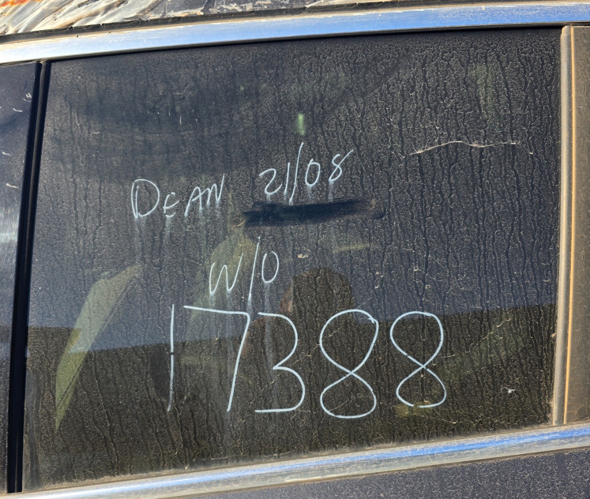 X1 F48 LEFT REAR DOOR GLASS