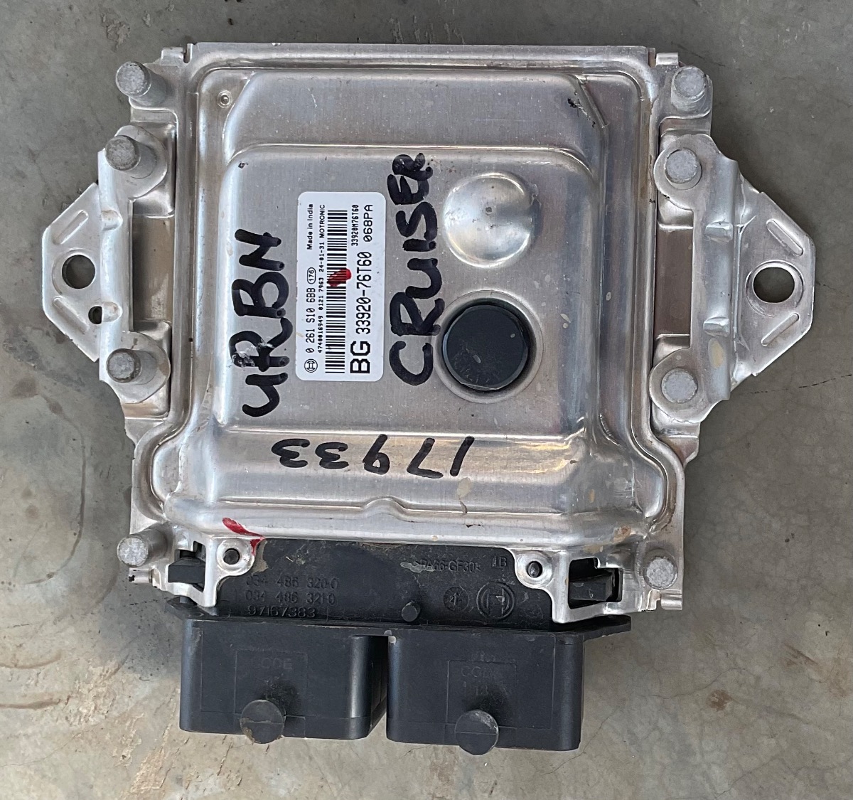 URBAN CRUISER 1.5 AUTO ENGINE CONTLOR UNIT