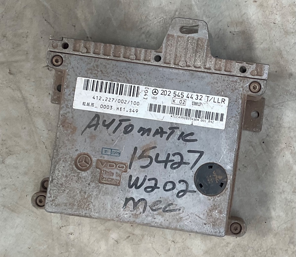 C220 BLUETEC ENGINE CONTROL UNIT - ECU