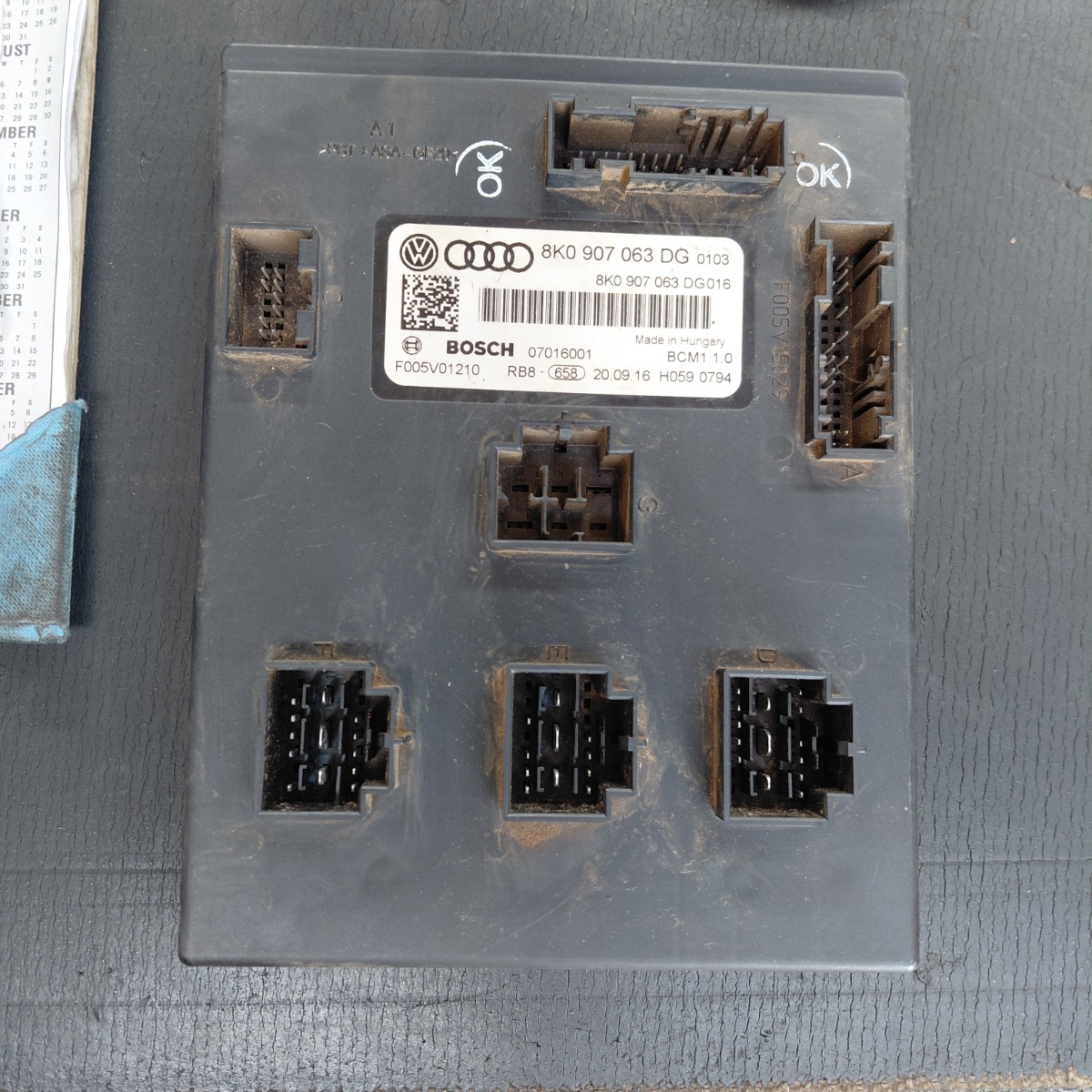 Q5 CONVENIENCE COMFORT CONTROL MODULE