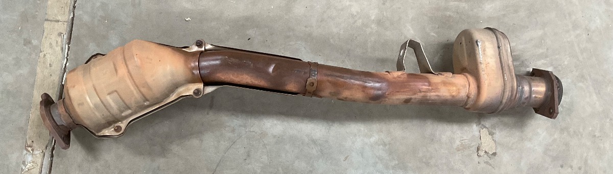 86 EXHAUST FRONT