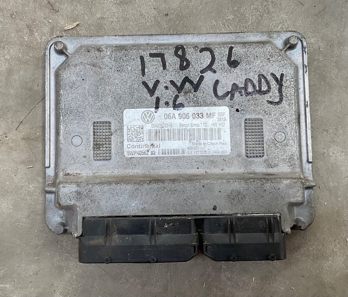 CADDY 1.6 ENGINE CONTROL UNIT - ECU