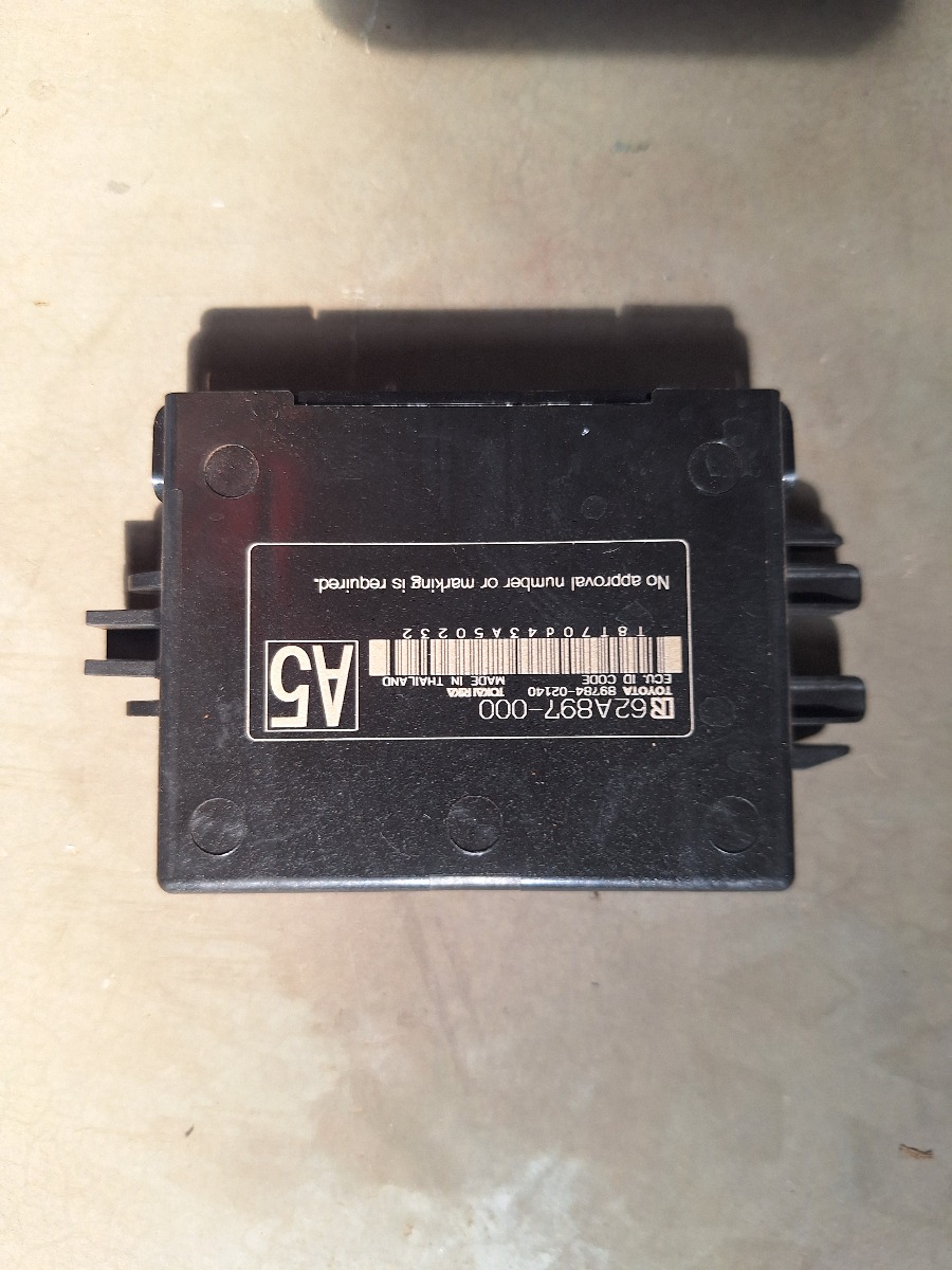 COROLLA CROSS IMMOBILIZER CONTROL MODULE
