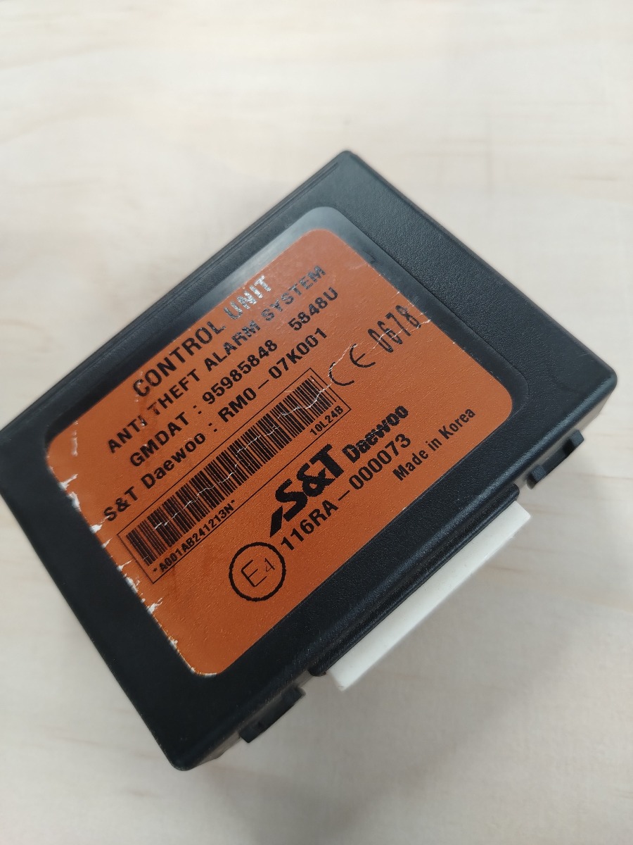 CHEVROLET SPARK ALARM CONTROL UNIT