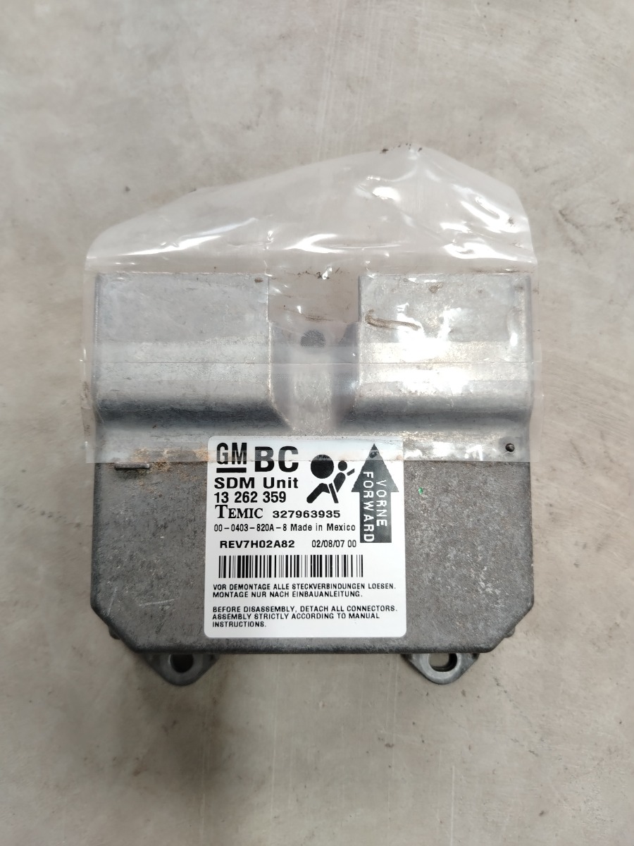2008 OPEL CORSA 1.4 AIRBAG CONTROL UNIT