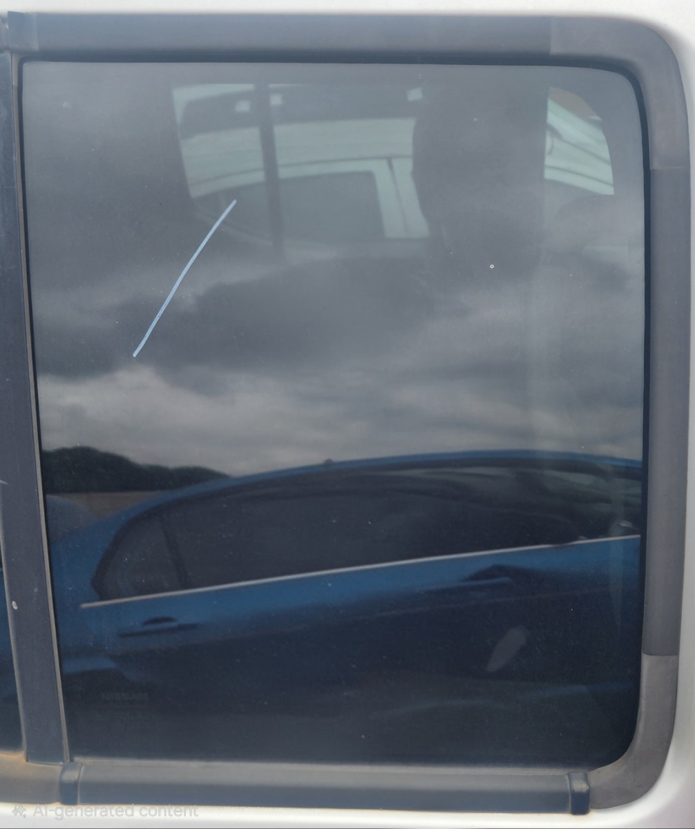 NAVARA RIGHT REAR DOOR GLASS