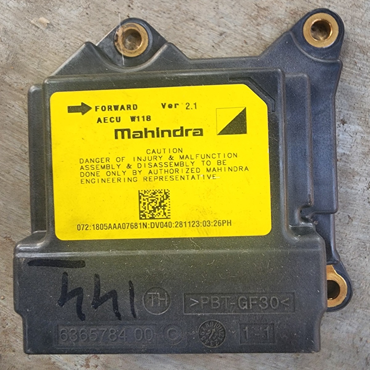 SCORPIO/PICK UP AIRBAG MODULE