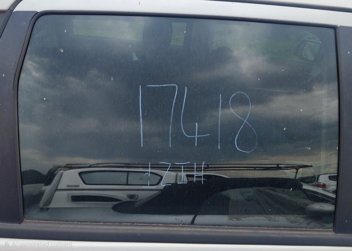 W169 RIGHT REAR DOOR GLASS