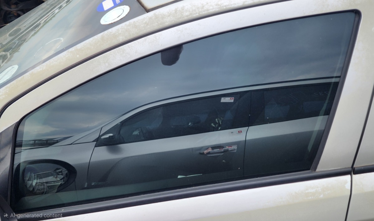 CORSA D LEFT FRONT DOOR GLASS