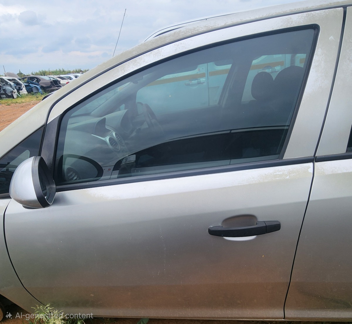 CORSA D LEFT FRONT DOOR (SHELL)