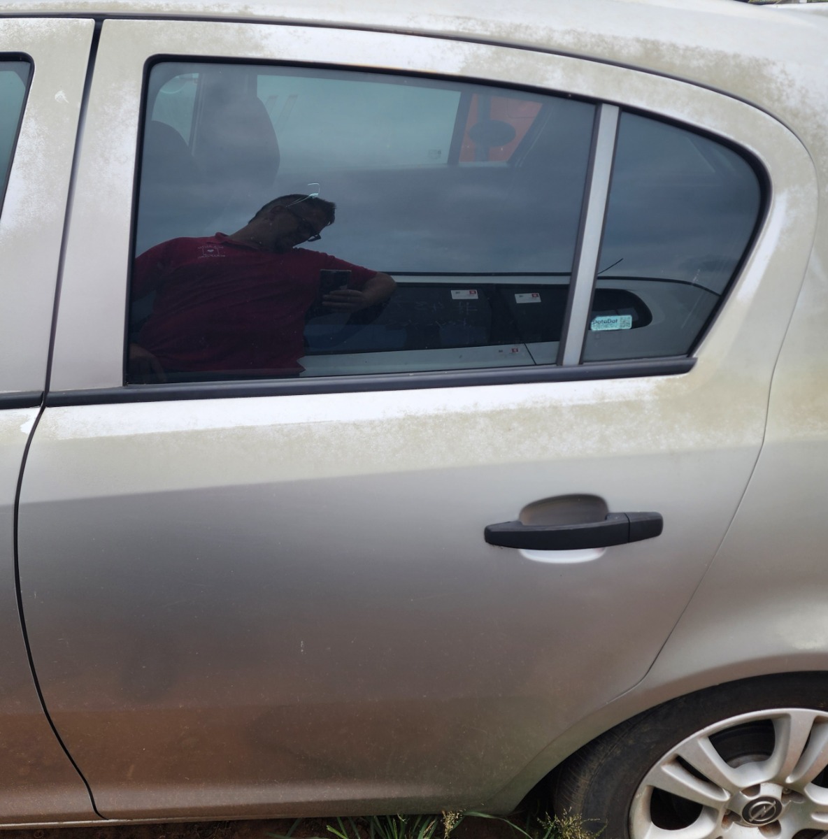 CORSA D LEFT REAR DOOR (SHELL)