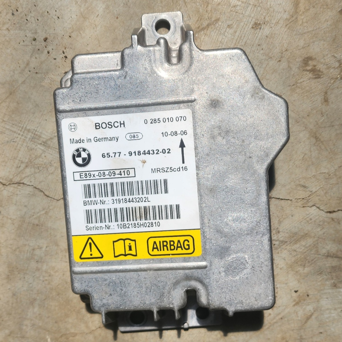 E90 AIRBAG MODULE