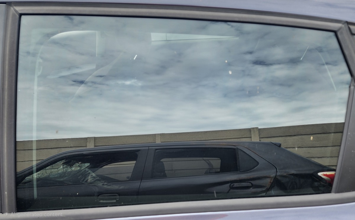 POLO MK2 VIVO LEFT REAR DOOR GLASS