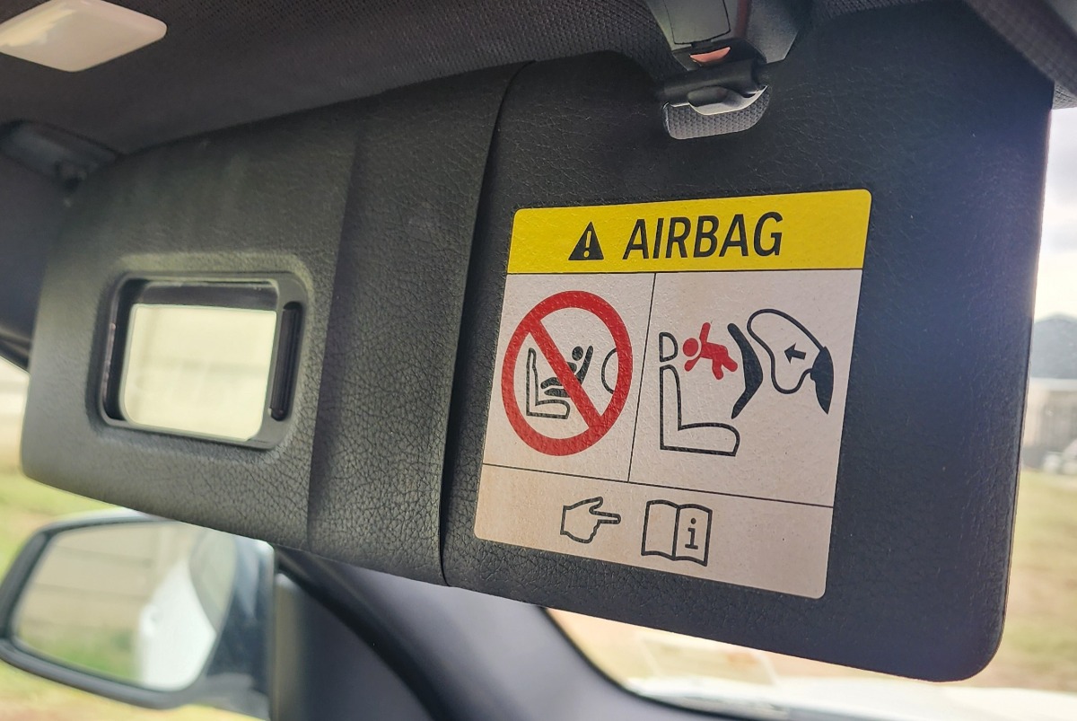 F22 LEFT SUNVISOR